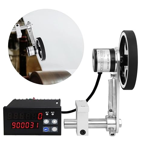 JIAWANSHUN Digital Length Meter Counter Measured Wheel in Feet Inch Meter