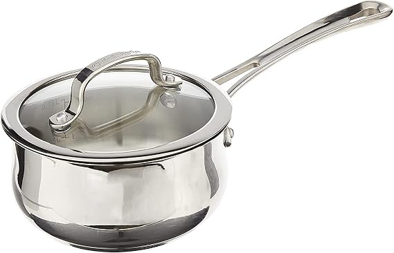 Cuisinart Contour Stainless 2-Quart and 1-Quart Saucepans Bundle