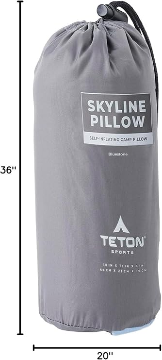TETON Sports Camp Pillow; Great for Travel, Camping and Backpacking; Washable