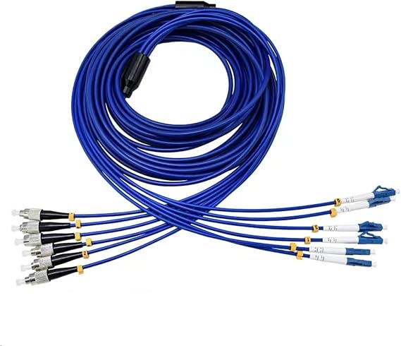 Fiber Optic Patch Cord 6 Core Armored SC LC FC ST A Single Mode 60M-120M(Ask us-Customized)