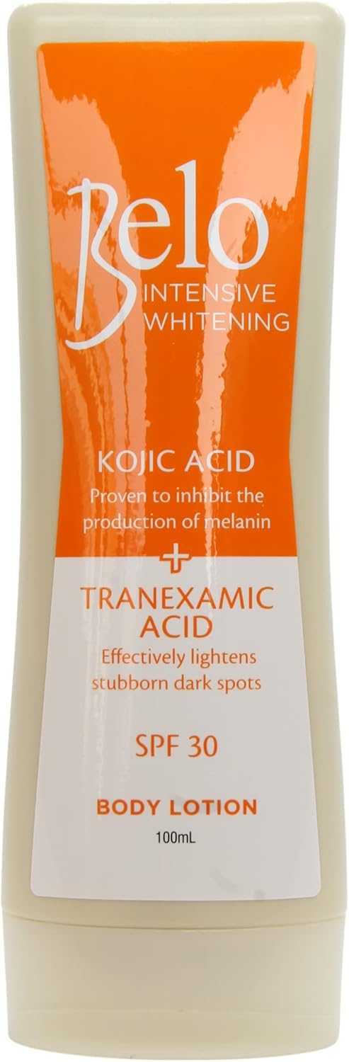 Belo Intensive Whitening Body Cream Kojic  Tranexamic Acid with Spf 30 150ml by Belo
