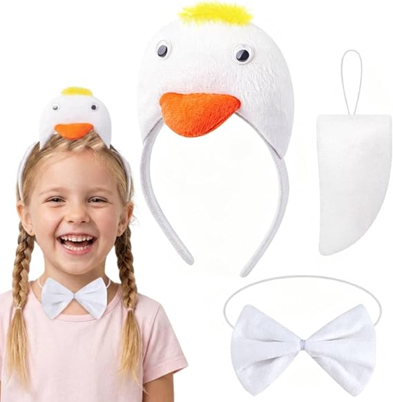 Kirei Sui Kids 3D Dun Horse Headband Bowtie Tail 3pcs Costume