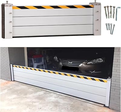 Reusable Aluminum Flood BarriersGates for Home Doors, 345678910111213ft Long Flood Prevention Barrier Water Stopper Shield for OutsideIndoorGarage DoorBasementPatioH 2ft6