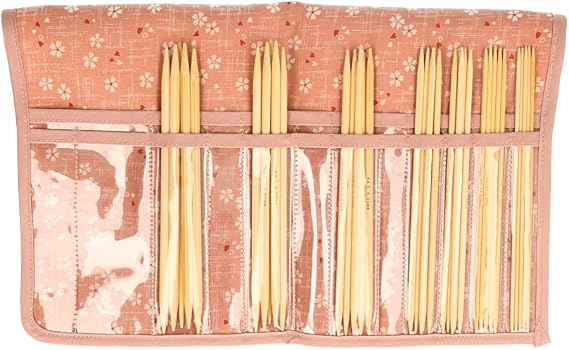 Seeknit - Seeknit Shirotake Pink (15 cm) Double Pointed Needle Full Set - 1 Piece