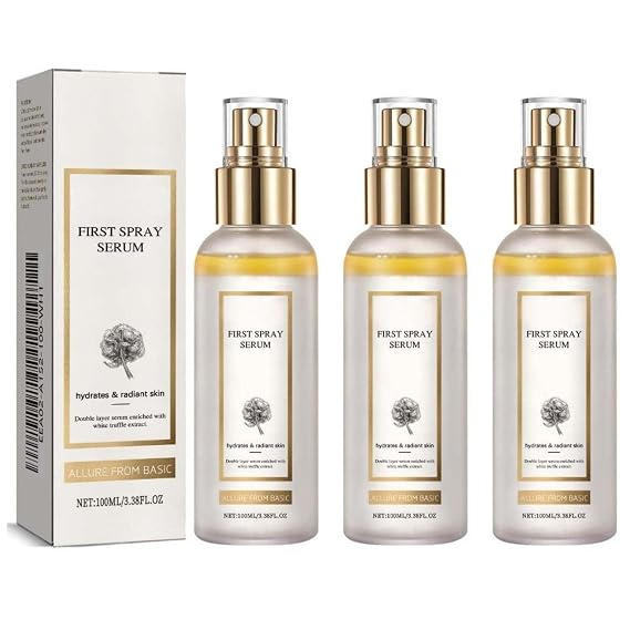 White Truffle First Spray Serum,Winter Hydrating Face Mist - Instant Moisture Boost,Gentle Face Spray for Active Skin Repair, Facial Hydration, 3.38 FL.OZ (3)