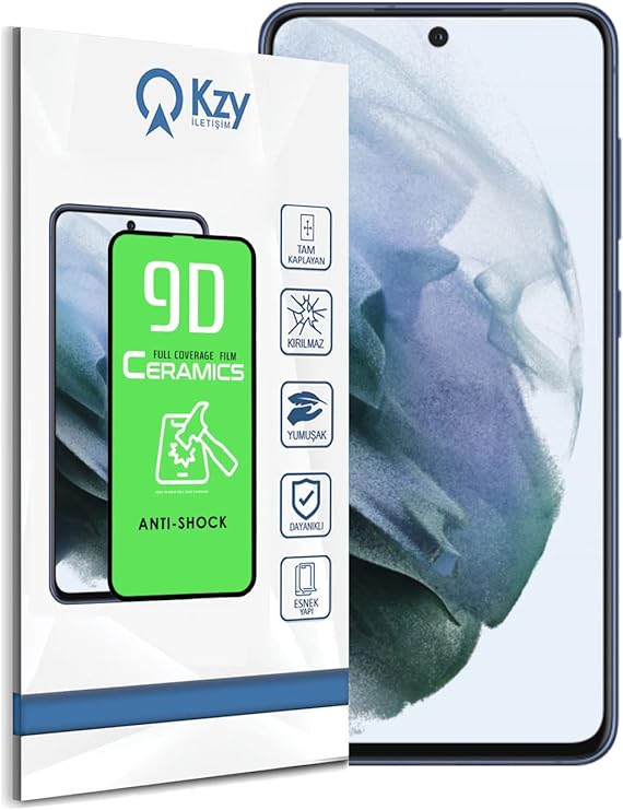 KZY Contact Fully Coated Ceramic Nano Flexible Screen Protective Glass compatible with Samsung Galaxy S21 FE