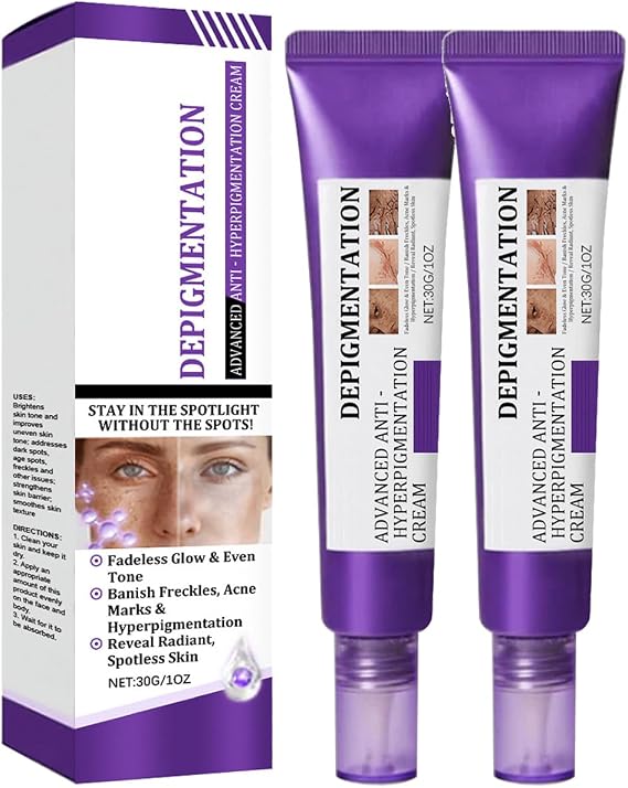 Advanced Anti Hyperpigmentation Cream - Dark Spot Remover & Anti Aging Face Treatment, Brightening Moisturizer for All Skin Types, Hyperpigmentation Correcting Cream 30g (2)