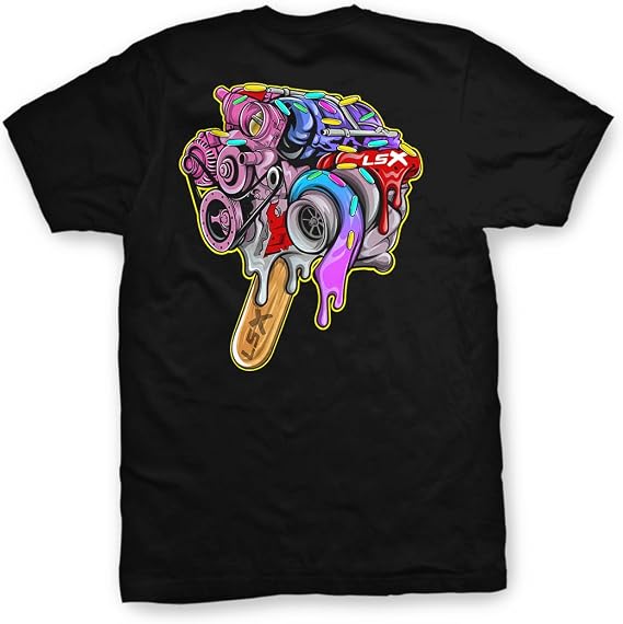LSX Hotrods&Musclecars Popsicle Motor Racing T-Shirt