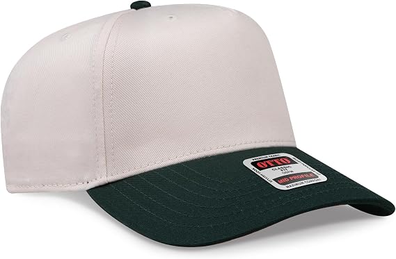 OTTO Cap 5 Panel Mid Profile Baseball Cap | Bulk Packs
