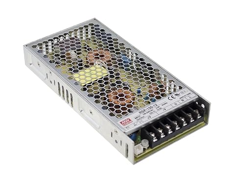 MEAN WELL RSP-150-12 AC to DC Switching Enclosed Power Supply with PFC Function, 12 Volt, 12.5 Amp, 150 Watt