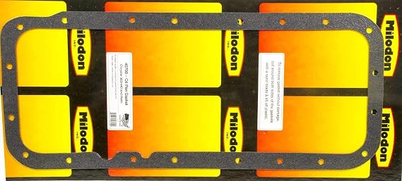 Milodon Oil Pan Gasket, Crushproof, Fiber, 1-Piece, Mopar B/RB-Series / 426 Hemi, Each
