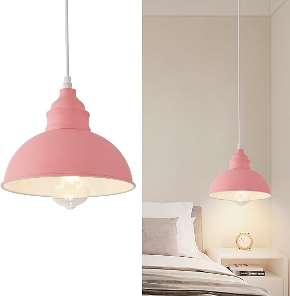 Plug in Pendant Light, 15FT Hanging Lights, On/Off Switch