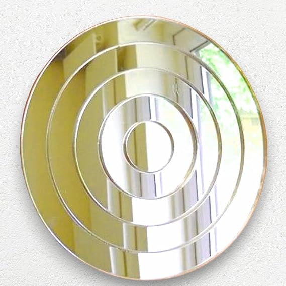 Super Cool Creations Circle Infinity Mirrors - 4.7 inches Diameter