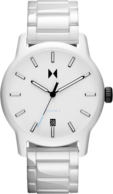MVMT Classic II - Vintage Mens Wristwatch - Minimalist - Water-Resistant Watch 5 ATM/50 Meters - Premium Leather - 44mm