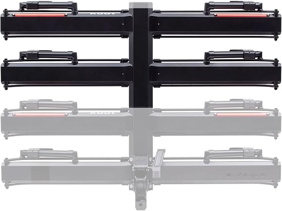 Kuat Piston Pro X 2-Bike Add-On for 2" Piston Pro X LED Hitch Rack | Rugged, Durable, Kashima-Coated, Portable, No-Frame Contact, Easy-to-Attach Bicycle Rack Expansion Kit