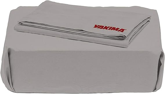 Yakima SkyRise BedSheets Cotton 300 Thread Count No Tuck Full Sheet Set For Small Skyrise Tent Mattress with Drawstring Bag, Gray