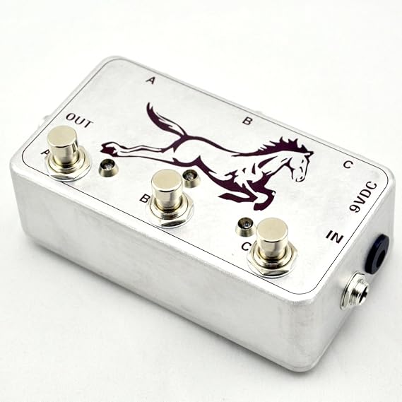 Hand Made Triple Effects Loop Pedal, 3 Looper Switcher Guitar Pedal HH-1