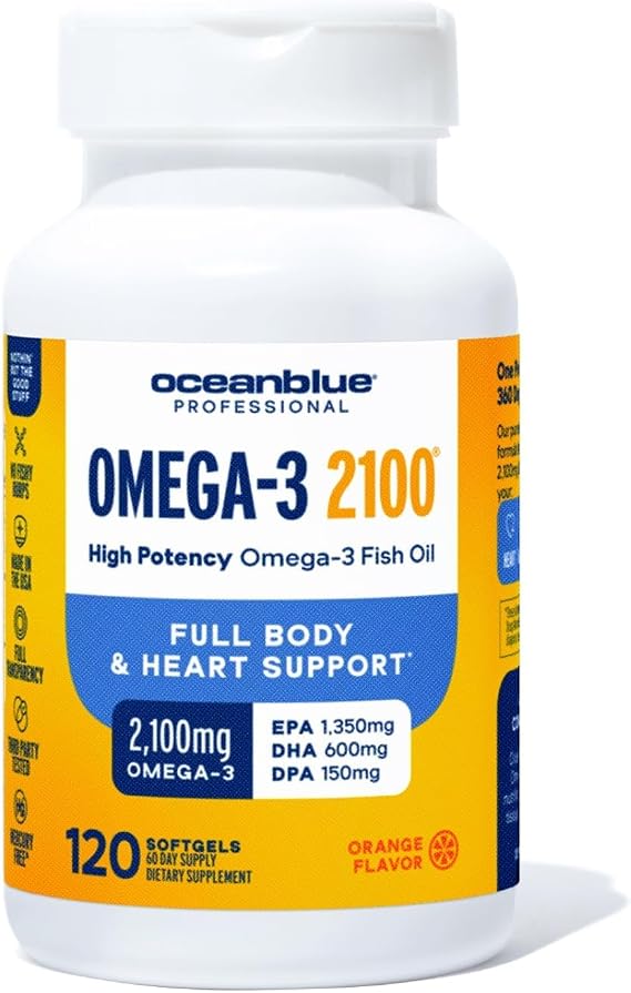 Oceanblue Professional Omega-3 2100-120 Softgels (60 Servings)