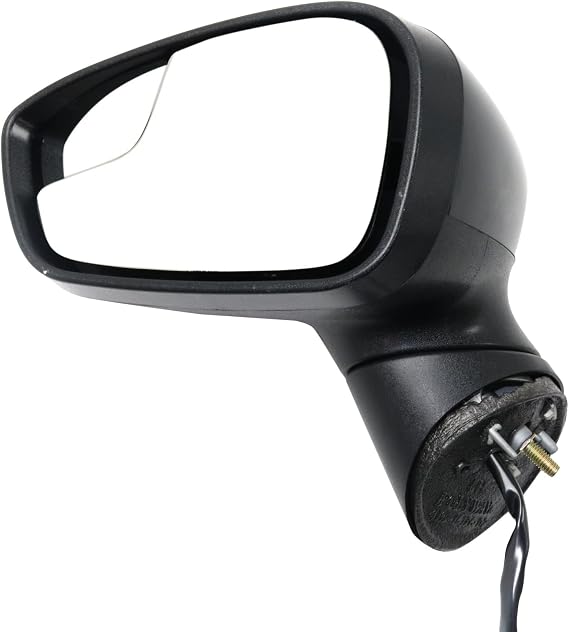 Kool Vue Driver Side Power Mirror for Ford Fiesta 2014-2019 With Signal Light & Spotter Glass Paintable For Models Without Cold Weather Package