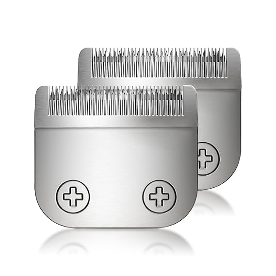 59300 Replacement Blade Compatible with WHAL,2 Pack | 30mm Stainless Steel Detachable blade, for 9864/9864SS/9686/9818A/9854L/9876L/9854/WSS3L/SS2L, Standard Blade