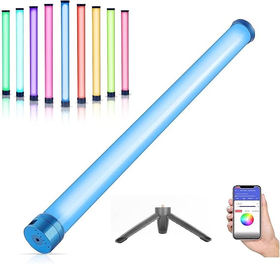 Sokani X25 RGB Bi-Color LED Video Light Wand Stick | for Video Photography with Full Color Dimming 2800K-10000K Rechargeable Battery OLED Display for YouTube Tiktok TIK Tok