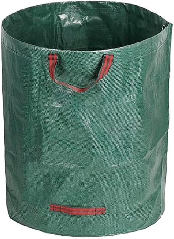 Garden Waste Bags Lawn Pool Garden Leaf Waste Rubbish Plants Grass Bag 32/72/80/105/132 Gallons Camping Trash Can With 4 Handles (Color : 2pcs, Size : 300L)