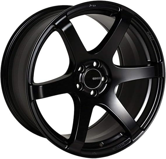 Enkei 485-885-8045BK T6S Tuning Wheel 18x8.5 +45 5x100 Black Paint