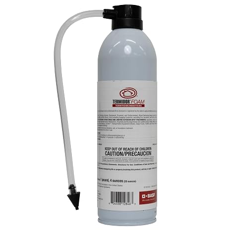 BASF Termidor Foam 20 oz - Termiticide Insecticide for Termites, Ants & Wood Destroying Pests & Insects, Crack & Crevice