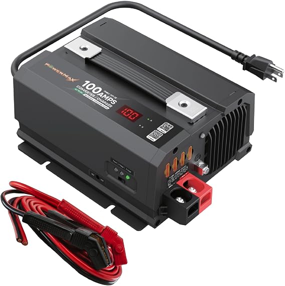 PowerMax PMBC-100-SE 100A ECU Programming Battery Power Supply | Ultra-stable battery support for ECU programming, ADAS calibration, diagnostics, reflash and extended service work.