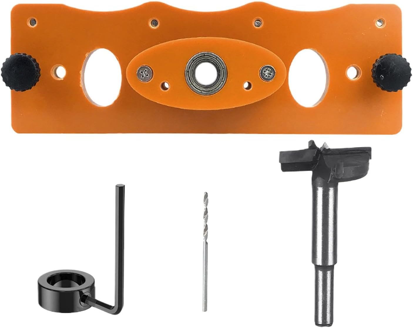 Centering Scribe | Drive Adapter Kit,Woodworking Joint Tools Drill Bushings Set, 35mm Carpentry Tool Woodwork Guides Joint Angle Tool for Angle Drilling Holes, Shelf