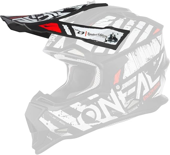 O'NEAL 2 SRS Helmet Glitch Visor Black/White, One Size