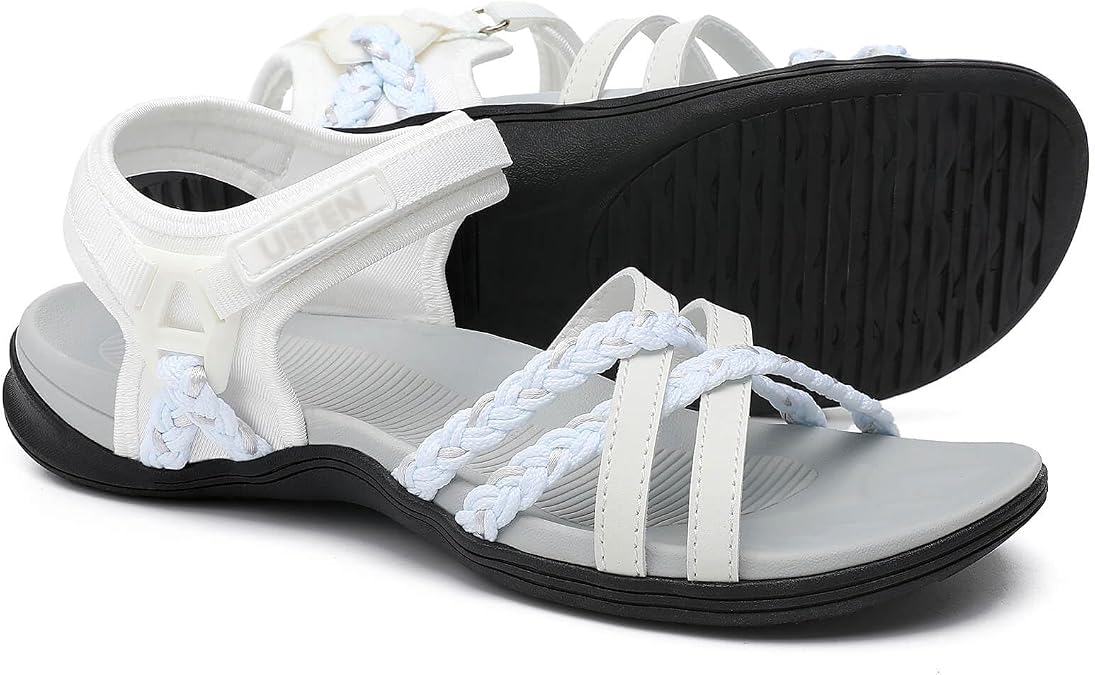 UBFEN Womens Hiking Sandals with Comfortable Arch Support