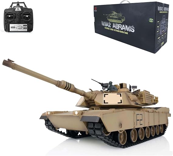 TOUCAN RC HOBBY US in Stock 2.4Ghz Henglong 1/16 Scale 7.0 Plastic Ver M1A2 Abrams RTR RC Tank 3918 Model