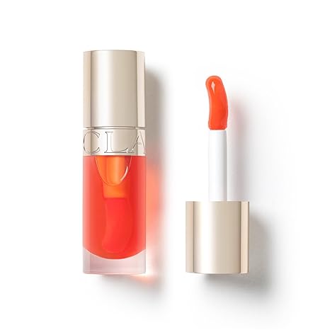 Clarins Lip Comfort Oil | Hydrating, Nourishing and Moisturizing Lip Oil | Sheer, High Shine Finish | Soothes, Comforts and Protects Lips | Visibly Plumps | 93% Natural Ingredients | 0.2 Ounces