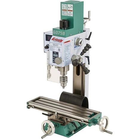 Grizzly Industrial G0758-6" x 20" 3/4 HP Mill/Drill