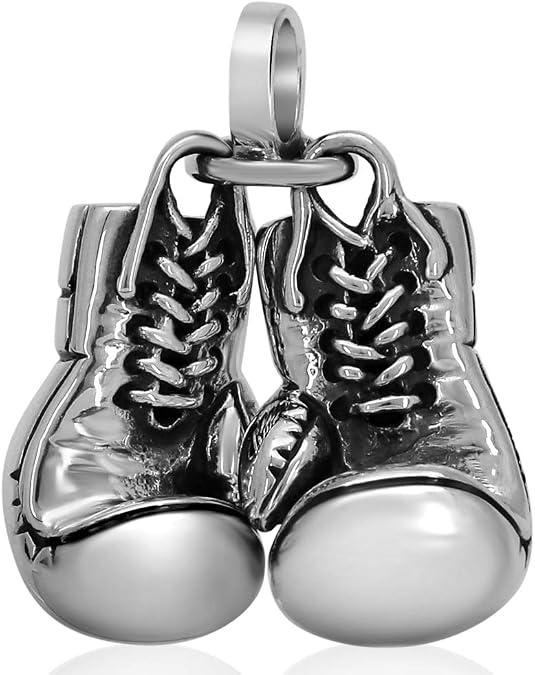 BOXING GLOVES - Solid 925 Sterling Silver Boxing Gloves Heavy Pendants - One Glove or Pair