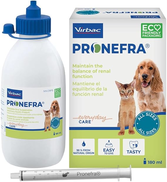 Pronefra Kidney Support Supplement for Cats & Dogs | 180ml