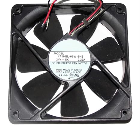 DC24V 0.22A 3-Wire 120x120x25mm 12cm Inverter Cooling Fan 4710NL-05W-B49