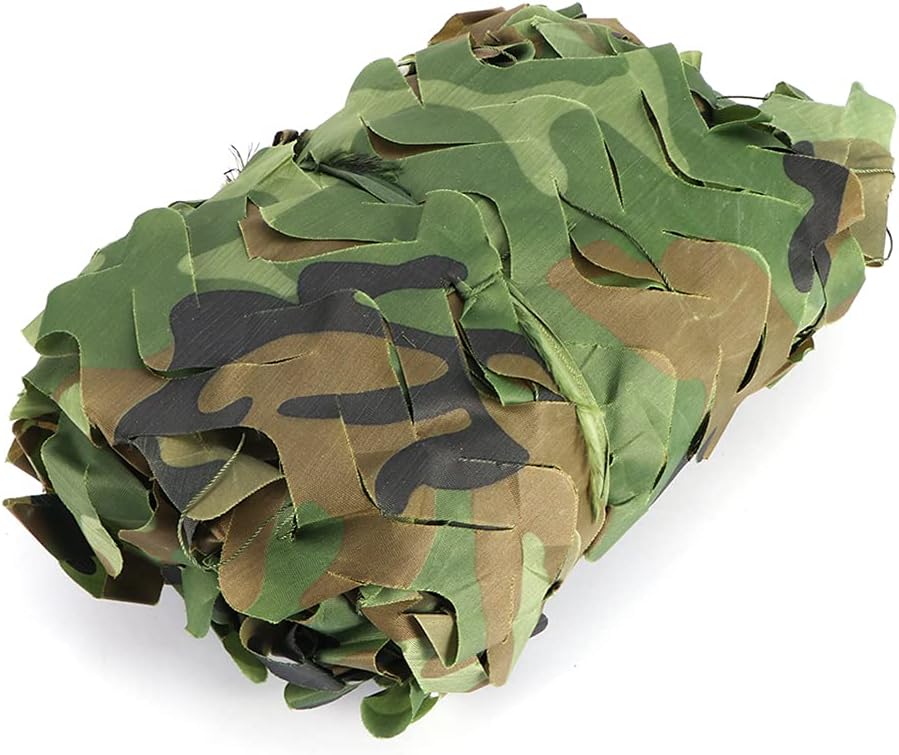 Camo Netting Bulk Roll Camouflage Net Military Nets,Sunscreen Nets,Camouflage Netting Camo Netting Army Camo Net for Camping Hunting Shooting Outdoor Sunshade Jungle
