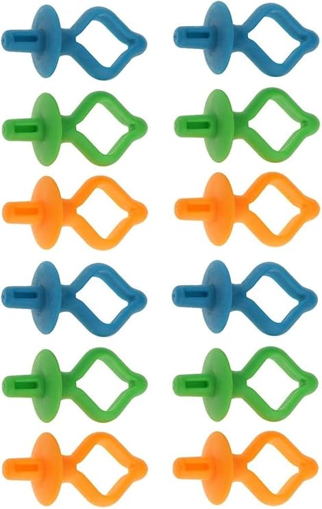 Assorted Bobbin Holders Clips Clamps for Sewing Machine Accessories 12 Piece