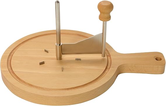Cheese Curler With Handle Amigo Stainless Steel - Best for Cheese Wheel or Chocolate - Multifunctional Rust-Proof Shredder - Manual Handheld Flaker,