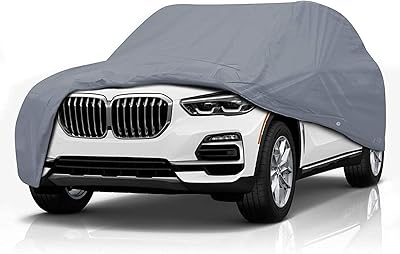 5 Layer Full Car Cover Semi Custom Fit for Lincoln | All-Weather Protection: Dustproof, Windproof, UV-Resistant, Breathable & Durable 5 Layer, Fits Lincoln Aviator 2020-2025