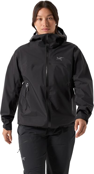 Arc'teryx Beta Jacket Women's | Gore-Tex ePE Shell, Maximum Versatility - Waterproof Womens Hiking, Rain Jacket | Black, Medium