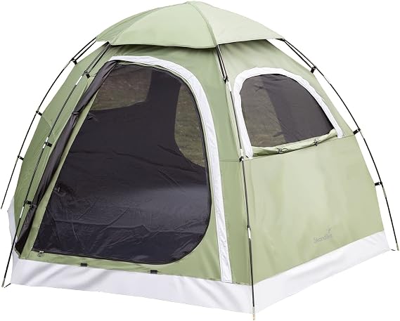 Skandika Namsos Sleeper Dome Tent Tent 2 People Sewn-in Tent Floor 3000 mm Hydrostatic Head Double Doors Hiking Trekking Camping Tent Festival