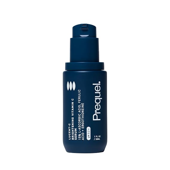 Prequel Skin Vitamin C Serum, L Ascorbic Acid Ferulic Acid Niacinamide Face