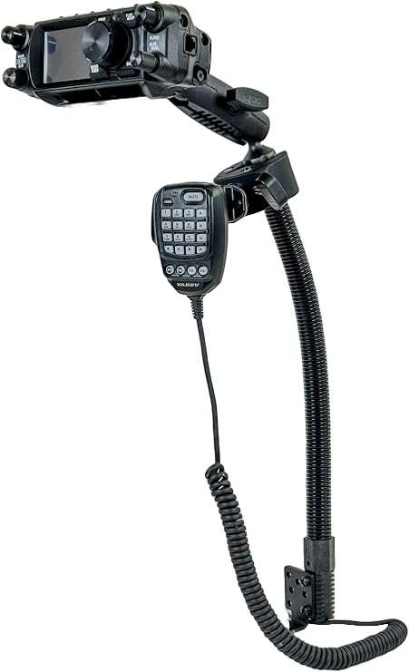 Seat Bolt Mount for Yaesu FTM-150R-ASP FTM-500 and All FTM and FT-891 Series of Control Heads with Microphone Mount.