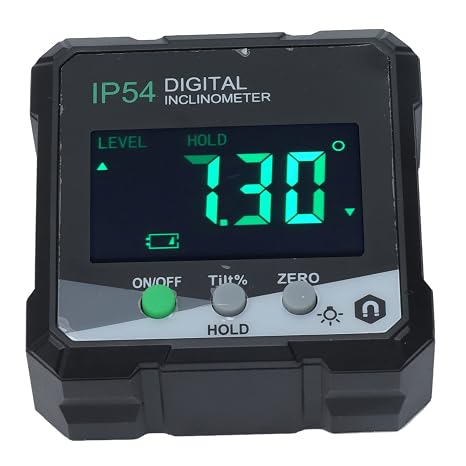 Digital Angle Finder Magnetic Protractor Inclinometer Angle Cube Level Box with Magnetic Base and Backlight on Demand