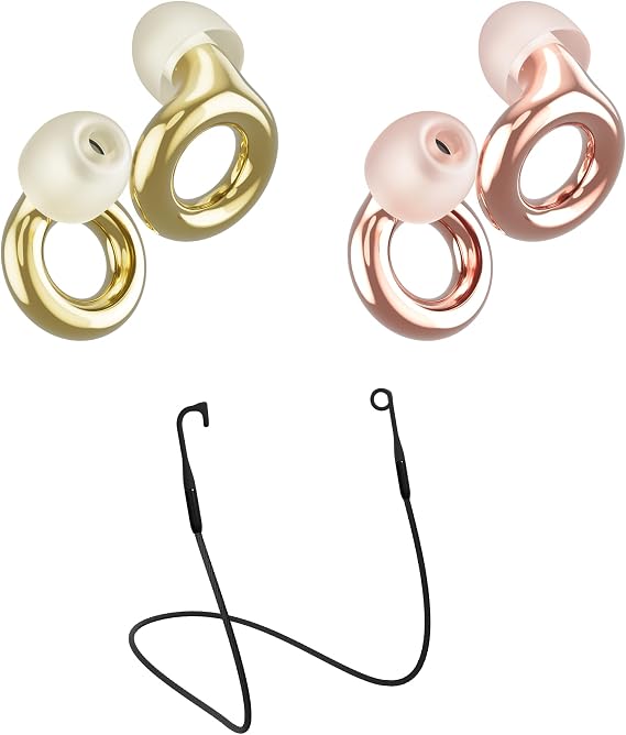 Loop Earplugs Experience Link Bundle Loop Experience 2 (2-Pack) + Loop Link | Reusable Ear Plugs for Concerts, Live Events, Festivals, Motorcycles, Noise Sensitivity & More | 18 dB Noise Reduction