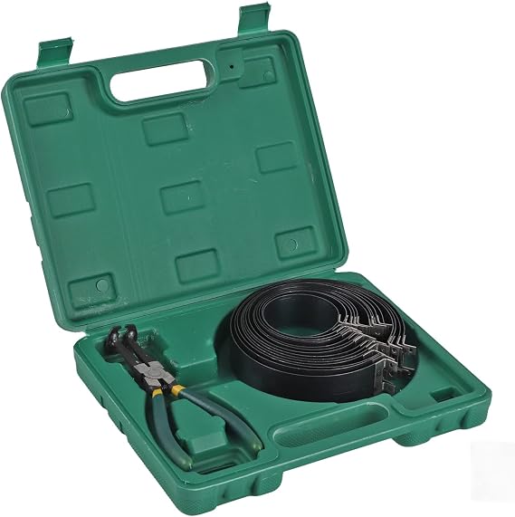 Piston Ring Compressor Set, Engine Piston Ring Compressor, Metal Auto Engine Piston Ring Compressor Tool for Car Truck