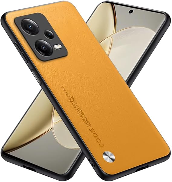 RankOne Case Compatible with Redmi Note 12 Pro+ 5G / Redmi Note12 ProPlus (6.67 inches) Shockproof Silicone Case Mobile Phone Case - Yellow